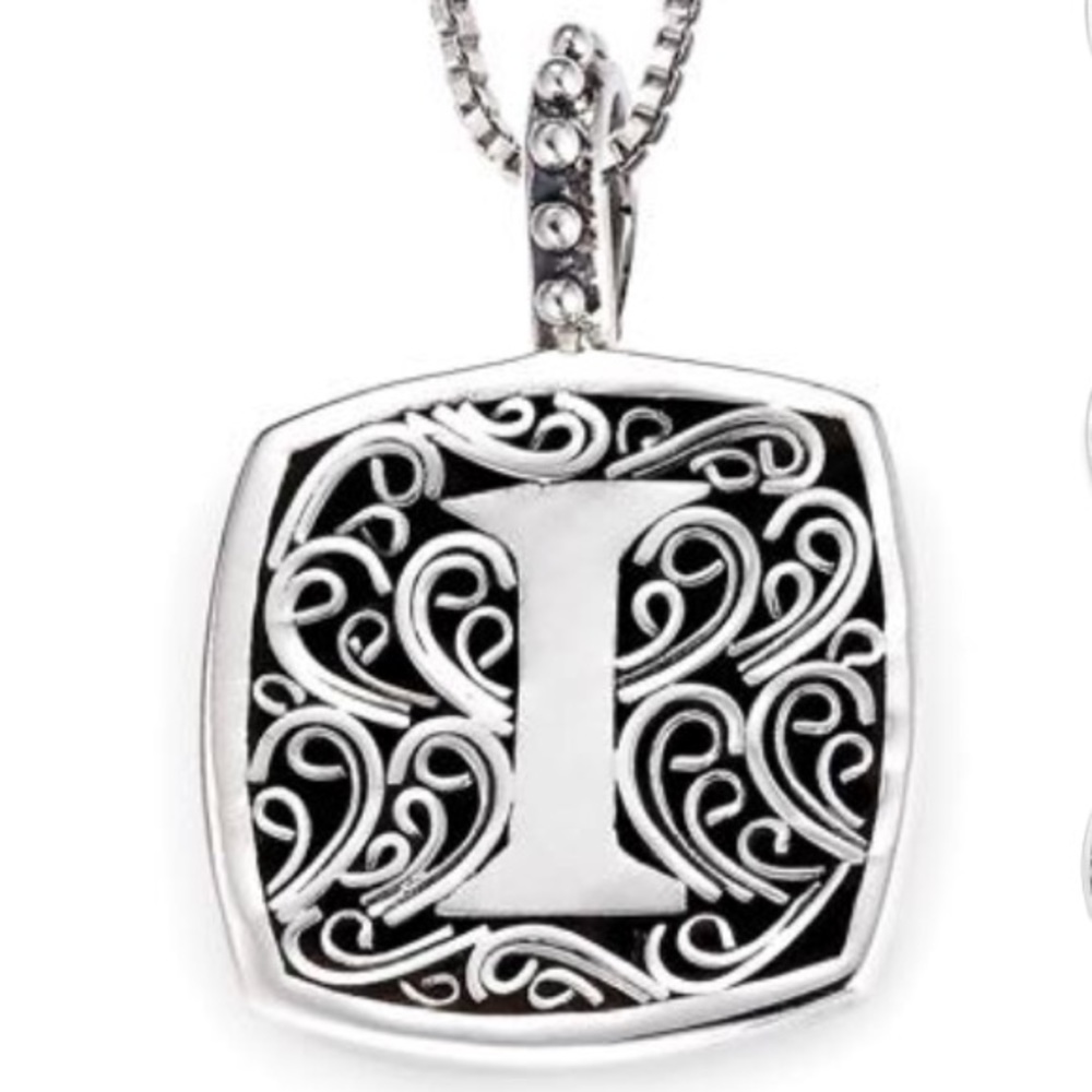“I” Initial Pendant